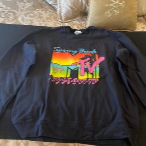 80s sweatshirt mtv 87 spring break.